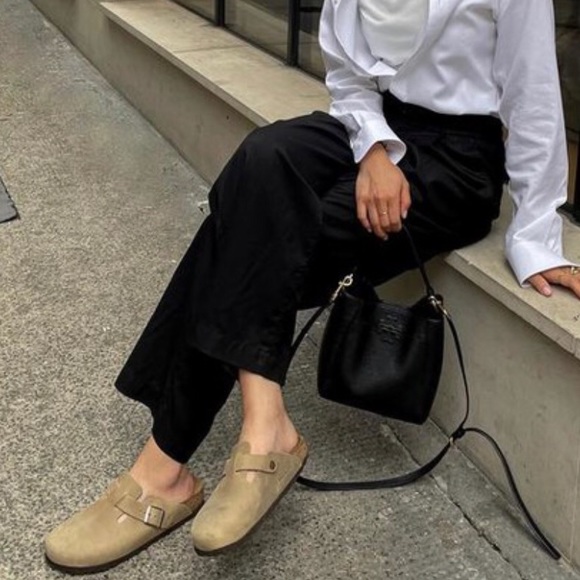 NWT Authentic Birkenstock Boston Soft Bed Oiled Leather in Tobacco Brown - Picture 10 of 16